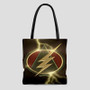 The Flash and Arrow Logo Custom Tote Bag AOP With Cotton Handle