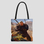 The Witcher 3 Wild Hunt Custom Tote Bag AOP With Cotton Handle