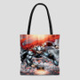 Thor Mjolnir Comic Custom Tote Bag AOP With Cotton Handle