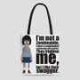 Tina Belcher I am Not Zombiephile Custom Tote Bag AOP With Cotton Handle