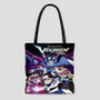 Voltron Legendary Defender Product Custom Tote Bag AOP With Cotton Handle