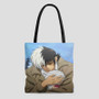Young Black Jack Custom Tote Bag AOP With Cotton Handle