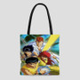 Yu Yu Hakusho Anime Custom Tote Bag AOP With Cotton Handle