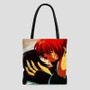 Yukishiro Tomoe and Himura Kenshin Samurai X Custom Tote Bag AOP With Cotton Handle