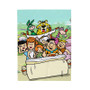 The Flinstones Family Custom Velveteen Plush Polyester Blanket Bedroom Family