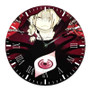 Fullmetal Alchemist Brotherhood Edward Elric Art Custom Wall Clock Round Non-ticking Wooden