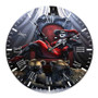 Harley Quinn Custom Wall Clock Round Non-ticking Wooden