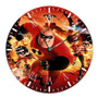 The Incredibles Art Custom Wall Clock Round Non-ticking Wooden