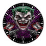 The Joker Bang Custom Wall Clock Round Non-ticking Wooden