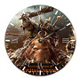 Total War Warhammer Custom Wall Clock Round Non-ticking Wooden