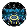 Tron Evolution Custom Wall Clock Round Non-ticking Wooden