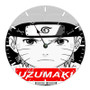 Uzumaki Naruto Face Custom Wall Clock Round Non-ticking Wooden