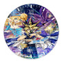 Yu Gi Oh Duel Monster Dark Magician Custom Wall Clock Round Non-ticking Wooden