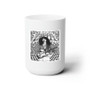 Frank Zappa Art White Ceramic Mug 15oz With BPA Free