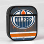 Edmonton Oilers Custom AirPods Case Cover Sublimation Hard Durable Plastic Glossy
