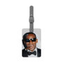R Kelly Smoke Custom Polyester Saffiano Rectangle White Luggage Tag Card Insert