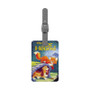The Fox and the Hound Custom Polyester Saffiano Rectangle White Luggage Tag Card Insert