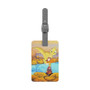 The Land Before Time Ducky and Petrie Custom Polyester Saffiano Rectangle White Luggage Tag Card Insert