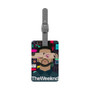 The Weeknd Art Custom Polyester Saffiano Rectangle White Luggage Tag Card Insert