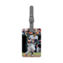 Victor Martinez Detroit Tigers Custom Polyester Saffiano Rectangle White Luggage Tag Card Insert