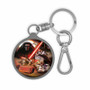 Star Wars The Force Awakens Characters Cover Custom Keyring Tag Keychain Acrylic With TPU Cover