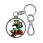 The Legend of Zelda Ocarina of Time Link Custom Keyring Tag Keychain Acrylic With TPU Cover