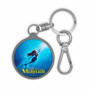 The Little Mermaid Swimming Disney New Custom Keyring Tag Keychain Acrylic With TPU Cover