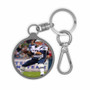 Tom Brady New England Patriots Art Custom Keyring Tag Keychain Acrylic With TPU Cover
