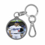 Zack Greinke LA Dodgers Baseball Art Custom Keyring Tag Keychain Acrylic With TPU Cover