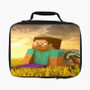 The Story of Minecraft Custom Lunch Bag Fully Lined and Insulated for Adult and Kids