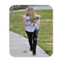 Sabrina Carpenter Walking Her Dog Custom Mouse Pad Gaming Rubber Backing