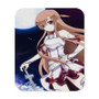 Yuuki Asuna Sword Art Online Moon Custom Mouse Pad Gaming Rubber Backing