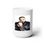 DJ Khaled Art Custom White Ceramic Mug 15oz Sublimation BPA Free