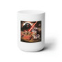 Star Wars The Force Awakens Characters Cover Custom White Ceramic Mug 15oz Sublimation BPA Free