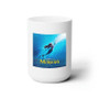 The Little Mermaid Swimming Disney New Custom White Ceramic Mug 15oz Sublimation BPA Free