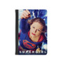 Supergirl Melissa Benoist Custom PU Faux Leather Passport Cover Wallet Black Holders Luggage Travel