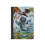 The Cheshire Cat Alice in Wonderland Custom PU Faux Leather Passport Cover Wallet Black Holders Luggage Travel