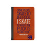 Wayne Gretzky 99 Edmonton Oilers Quotes Custom PU Faux Leather Passport Cover Wallet Black Holders Luggage Travel