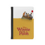 Winnie The Pooh Flood Honey Disney New Custom PU Faux Leather Passport Cover Wallet Black Holders Luggage Travel
