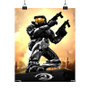 Halo 2 Art Satin Silky Poster for Home Decor