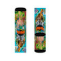 NEW Joe and Mac Caveman Ninja Polyester Sublimation Socks White