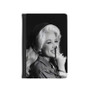 Young Dolly Parton PU Faux Black Leather Passport Cover Wallet Holders Luggage Travel