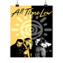 All Time Low Art Satin Silky Poster for Home Decor