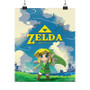 Zelda Child Art Satin Silky Poster for Home Decor