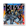 Kiss Band White Transparent Vinyl Kiss-Cut Stickers