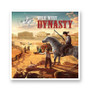 Wild West Dynasty Cowboys Settlers Gunslingers White Transparent Vinyl Kiss-Cut Stickers