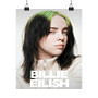 Billie Eilish Music Art Satin Silky Poster for Home Decor