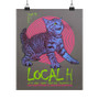 Local H Milwaukee Art Satin Silky Poster for Home Decor