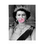 Queen Elizabeth II Bubble Gum Polyester Bedroom Velveteen Plush Blanket