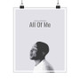 John Legend All Of Me Art Print Satin Silky Poster for Home Decor